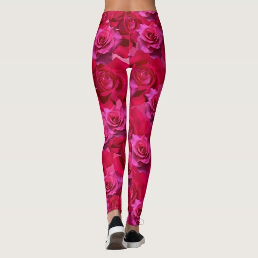 Leggings roses (Dos)