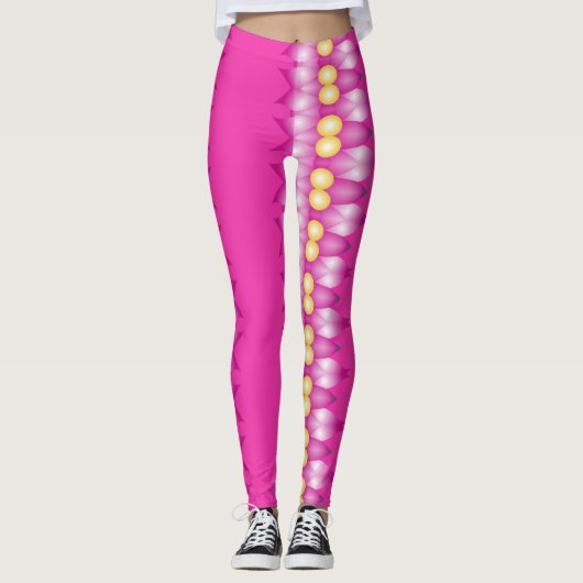 Leggings roses (Devant)