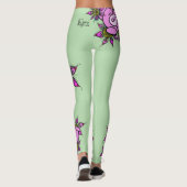 Leggings roses (Dos)