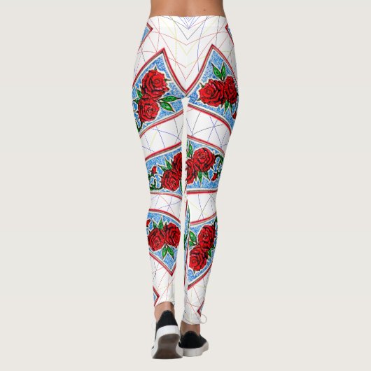 Leggings roses (Dos)