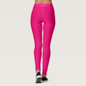 Leggings roses à rayures blanches ou Choisir des c (Dos)