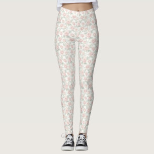 Leggings Roses Aquarelles Élégantes