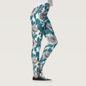Leggings Roses blanches et coccinelles (Droite)