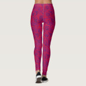 Leggings Roses Bold Élégant Motif Floral Hype Gym entraînem (Dos)