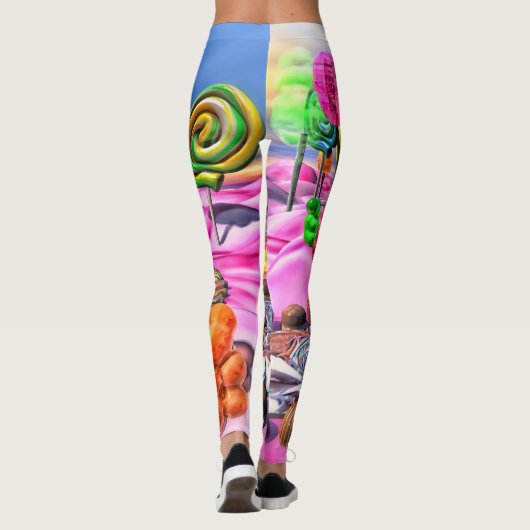 Leggings roses Candyland (Dos)
