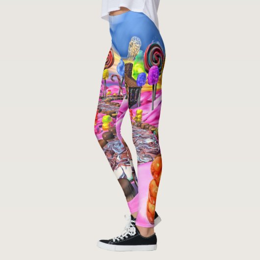 Leggings roses Candyland (Gauche)