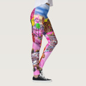 Leggings roses Candyland (Droite)