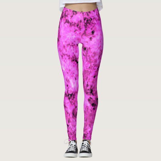 Leggings roses chauds (Devant)