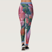 Leggings "Roses de corail" (Dos)