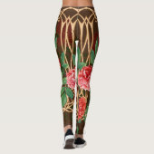 Leggings Roses de l'Art Nouveau : L'imitation de l'osier (Dos)
