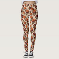 Roses de style rustique aux teintes orange et roug