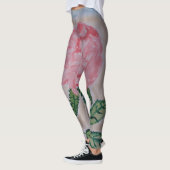 Leggings Roses d'été Abstraits (Gauche)