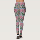Leggings Roses d'été Abstraits (Dos)