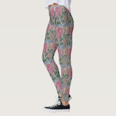 Leggings Roses d'été Abstraits (Gauche)