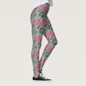 Leggings Roses d'été Abstraits (Droite)