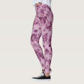 Leggings Roses doux en rose (Gauche)
