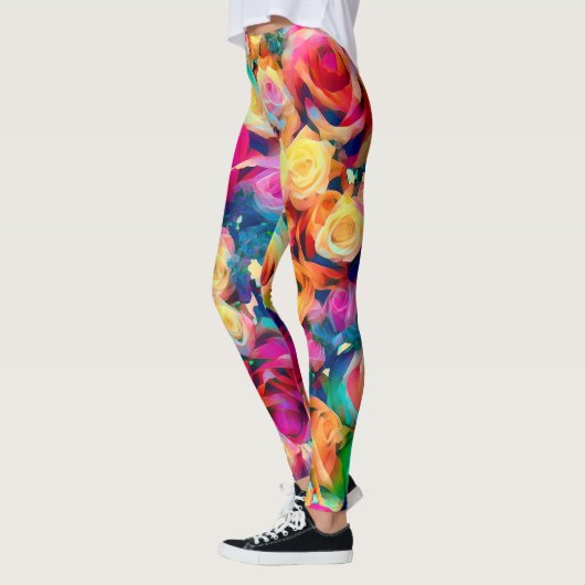 Leggings Roses éblouissants (Gauche)