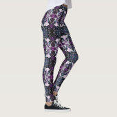 Leggings Roses et papillons d'hiver (Droite)
