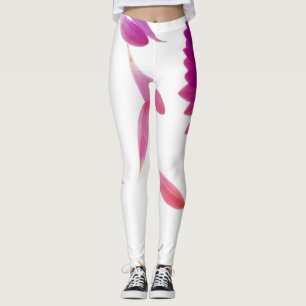Leggings Roses floral vert rouge Jeggings lifewomenstyle