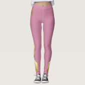Leggings roses Gold Arrow (Devant)