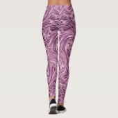 Leggings roses liquides (Dos)