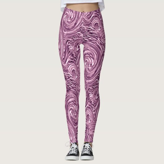 Leggings roses liquides (Devant)
