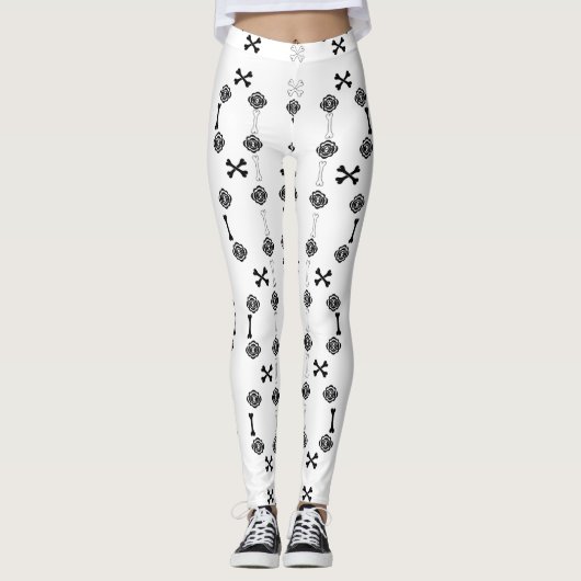 Leggings Roses morts (Devant)