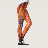 leggings roses oranges (Droite)