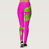 Leggings roses Palm Tree (Dos)