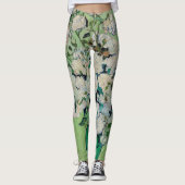 Leggings Roses par Vincent Van Gogh (Devant)