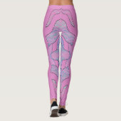 Leggings roses "Ratti_Creative_Arts" (Dos)