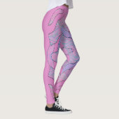 Leggings roses "Ratti_Creative_Arts" (Droite)