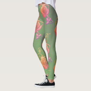 Leggings Roses romantiques
