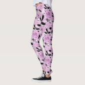 Leggings Roses roses (Gauche)