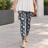 Leggings Roses roses classiques