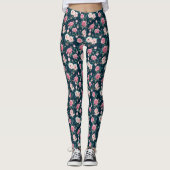 Leggings Roses roses classiques (Devant)