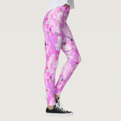 Leggings Roses roses et licornes roses (Droite)
