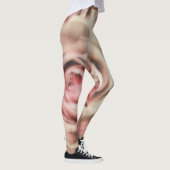 Leggings Roses Roses Roses Douces Chic Unique (Droite)