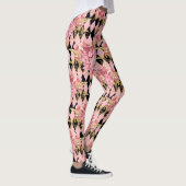 Leggings Roses roses roses et arlequin (Droite)