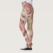 Leggings Roses Roses Tendres Et Douces Uniques (Gauche)