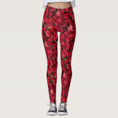 Leggings Roses rouges (Devant)