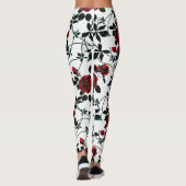 Leggings Roses rouges. (Dos)