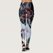 Leggings Roses rouges (Dos)