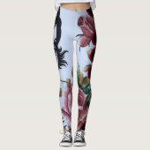 Leggings Roses rouges (Devant)
