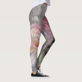 Leggings Roses sur le gris (Droite)