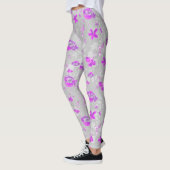 Leggings Roses Violet Clair (Gauche)