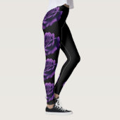 Leggings roses violets (Droite)