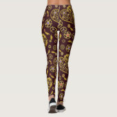 Leggings Rouages de Steampunk Cœur (Dos)