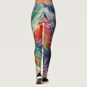 Leggings Roue de spectre de couleurs (Dos)