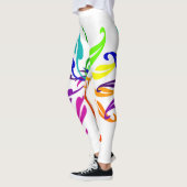 Leggings - Roue en couleur feuille (Gauche)